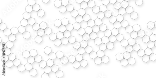abstract geometric patterns of hexagon Modern white hexagonal seamless background with subtle geometric texture ideal for clean designs.