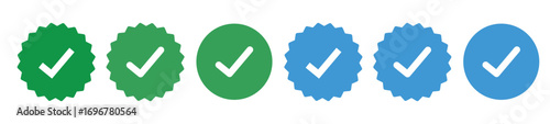 Correct Tick Icon Set – Verified, Check Mark, Approval, Success, Done, Completed, Confirmed, Yes Symbol, Right Answer and Minimal Vector Icons Collection