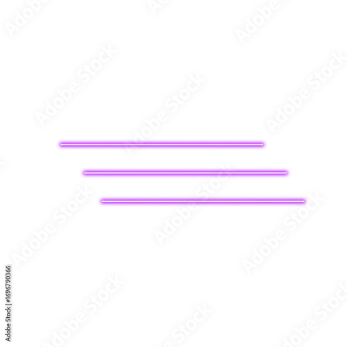 Free Download Three vibrant purple and pink neon light tubes. - GFXLoad