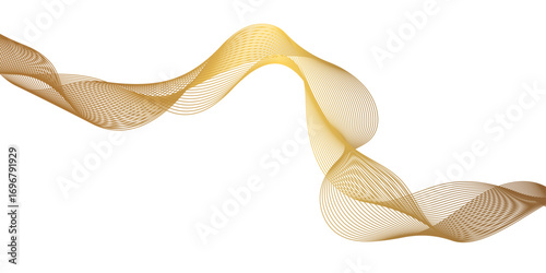 Creative abstract wave line background, elegant flowing curve pattern, modern futuristic design, smooth minimal, modern geometric abstract curved wave or blending lines floating in the background.