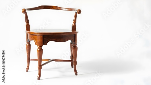 antique chair isolated on white