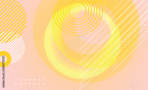 Modern circle line abstract colorful design for  cover design, website, banner, flyer,
