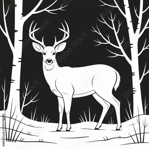 deer in the forest