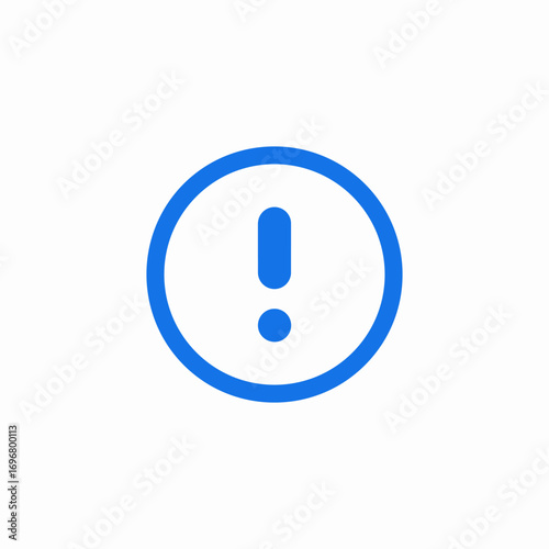exclamation mark warning alert icon sign vector