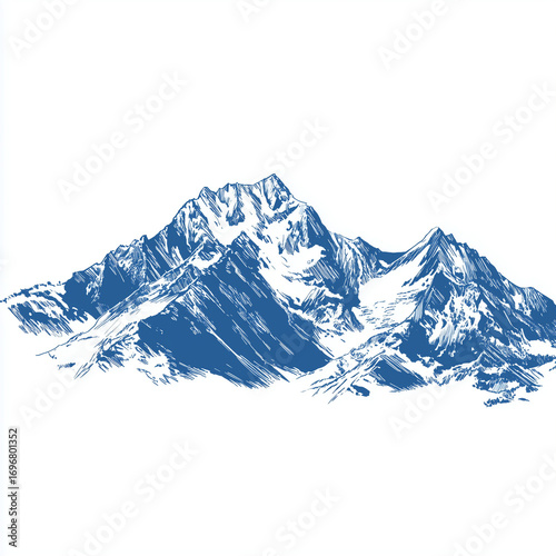 winter mountain landscape