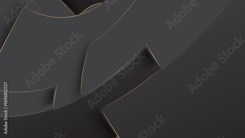 Black gold background
