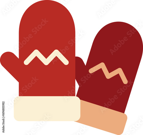 A romantic illustration of a couple holding two red hearts, a symbol of love and care on Valentine's Day