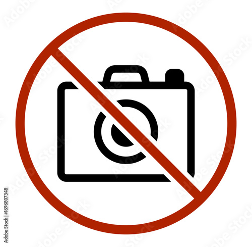 No photography allowed symbol
