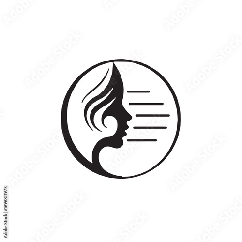 woman head silhouette