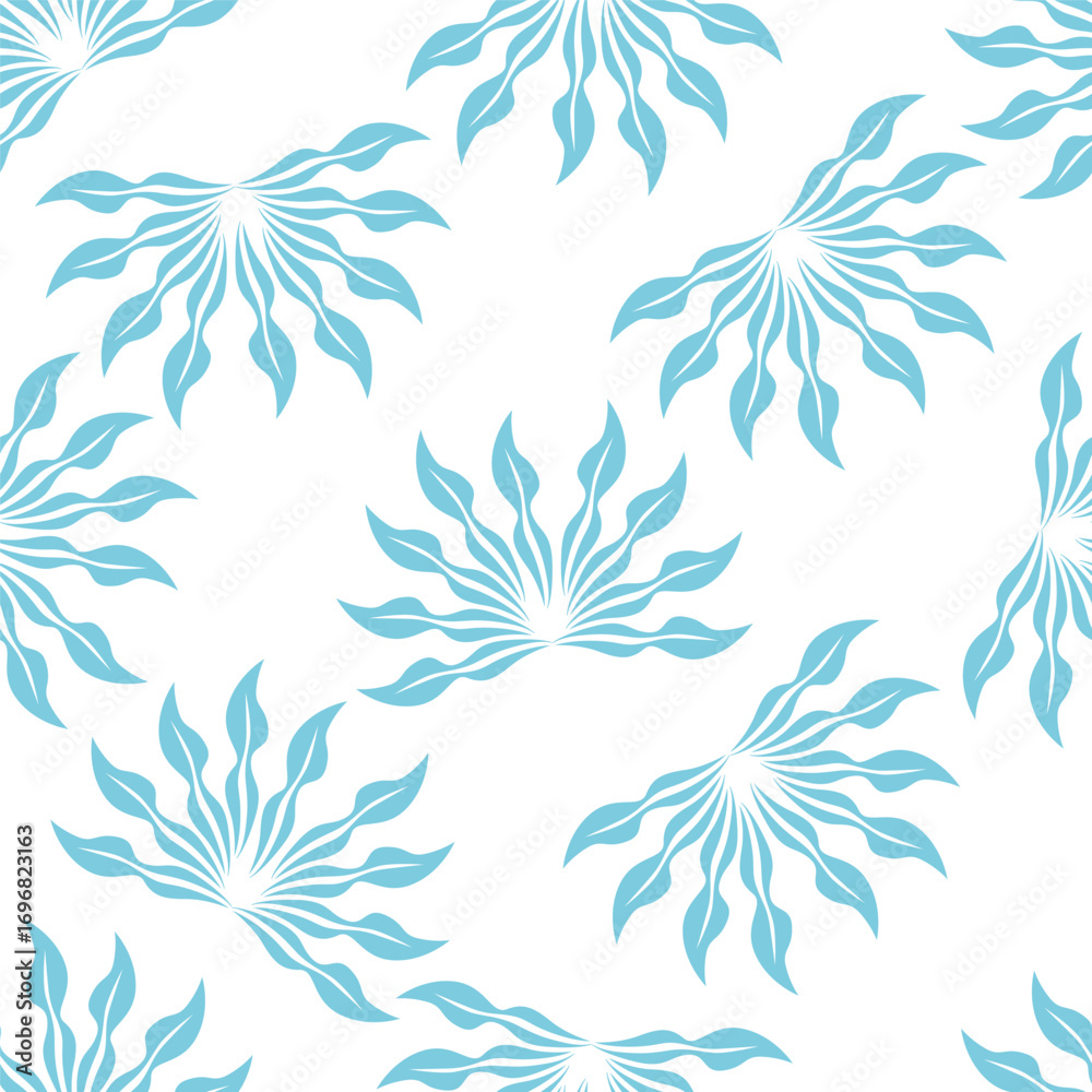 Fototapeta premium Amazing seamless floral pattern with bright colorful small flowers
