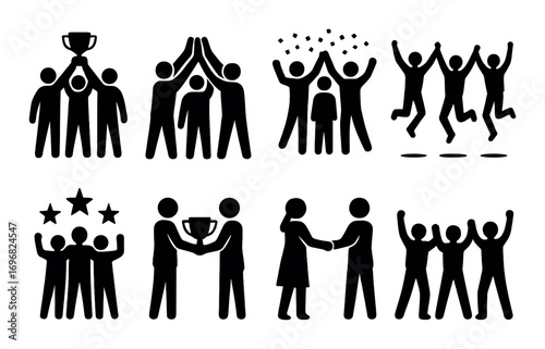 Beverage silhouette icon set. featuring bottle, can, smoothie, splash, cap, ice, energy drink, and beer glass symbols