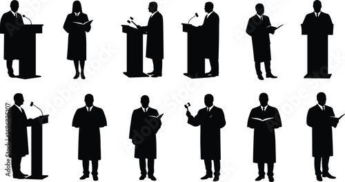 business people silhouettes