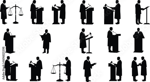 business people silhouettes