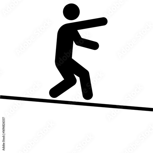 silhouette of a man on a ski