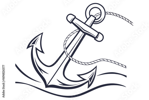 Anchor in waves
