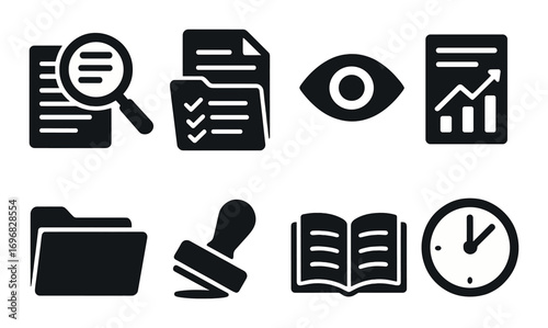 Home comforts silhouette icon set. featuring socks, mug, book, cat, plant, pajamas, cookies, turntable