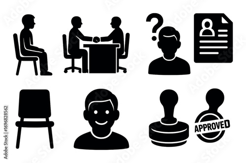 Rugby equipment silhouette icon set. featuring ball, mouthguard, goalposts, helmet, shoe, jersey, whistle, scoreboard