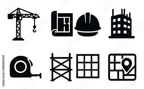 Family activities silhouette icon set. featuring board games, reading, family dinner, puzzles, storytelling, and conversations
