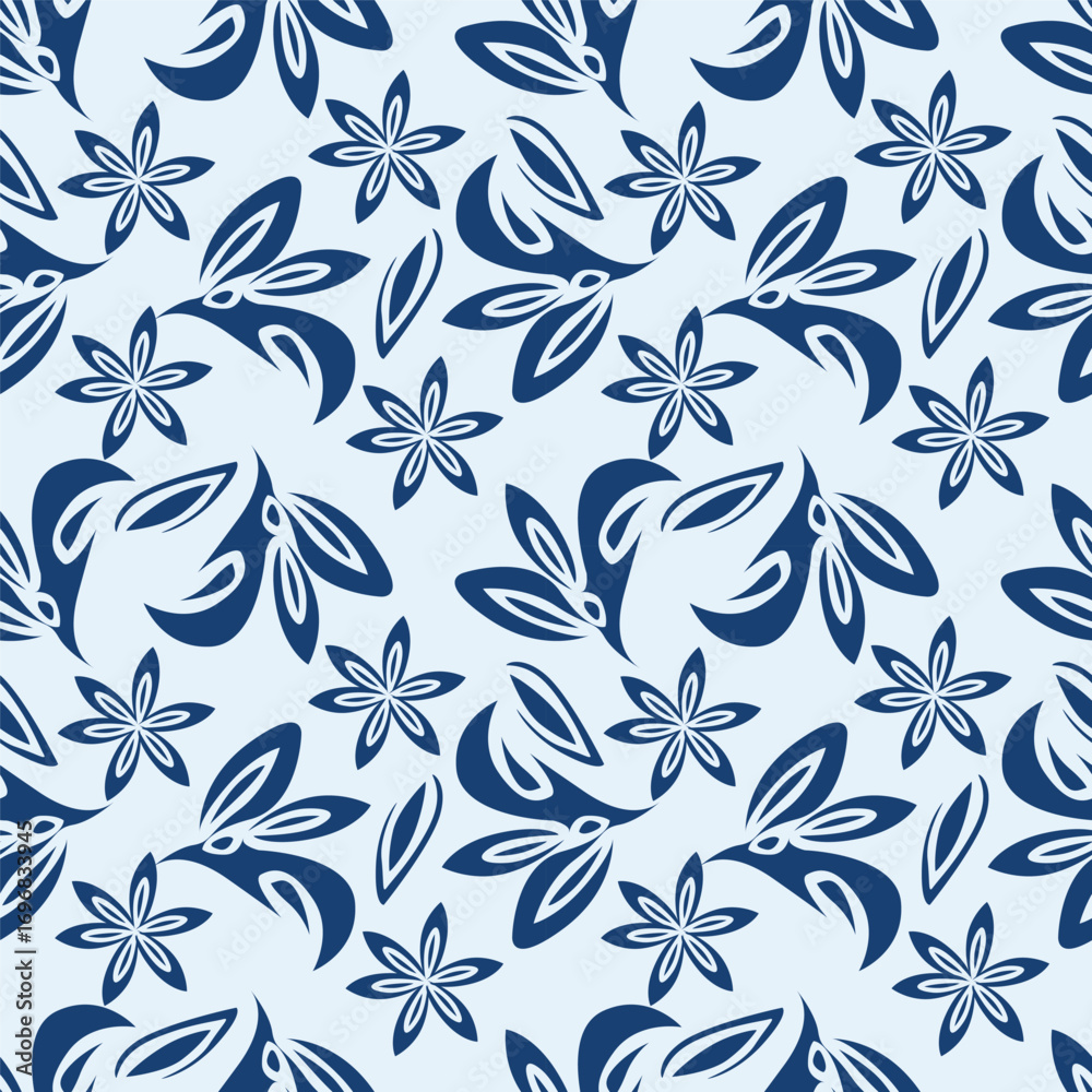 Obraz premium Amazing seamless floral pattern with bright colorful small flowers