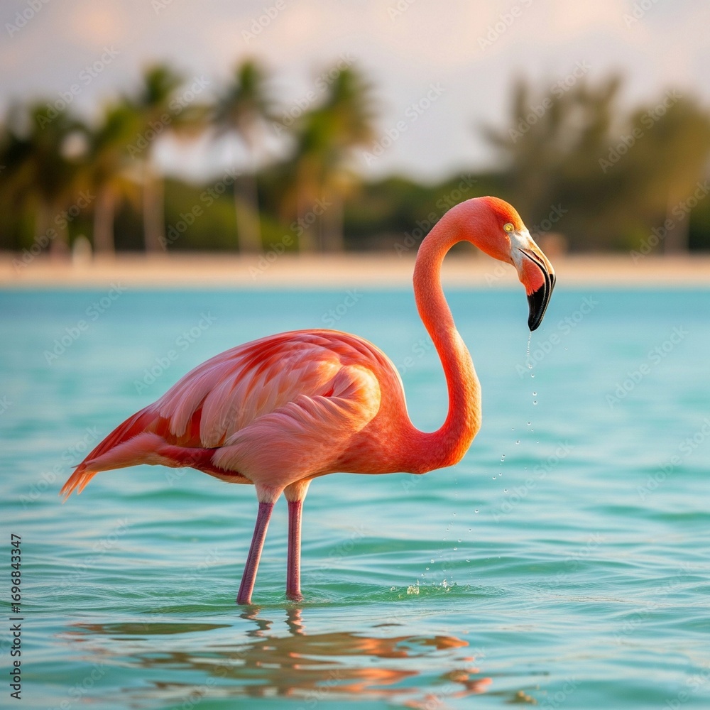 Fototapeta premium flamingo