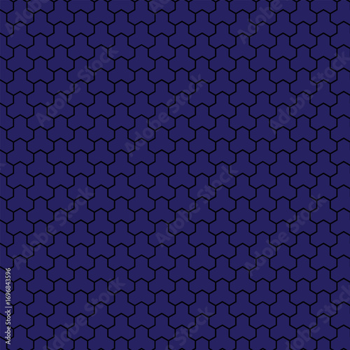 Geometric Blue Pattern: A modern minimalist pattern with a repeating geometric motif in shades of blue, creating a visually captivating design.