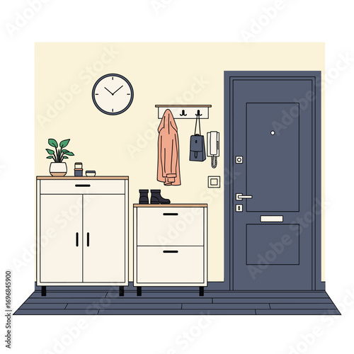 Compact entryway storage solutions for small apartments and hallways