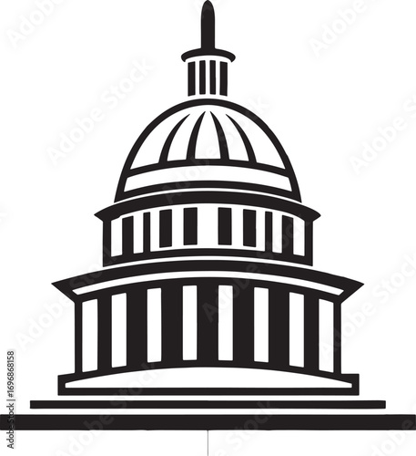 Capitol Building Illustration