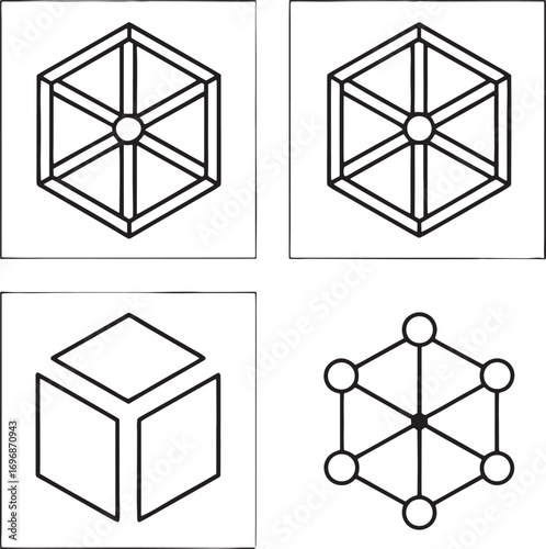 Optical Illusions Abstract Geometric Forms