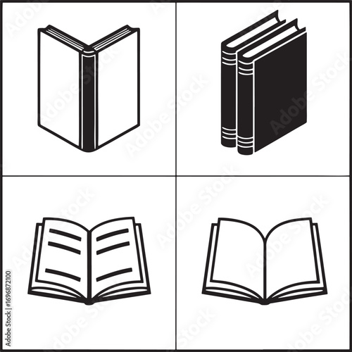 Books Icons Set