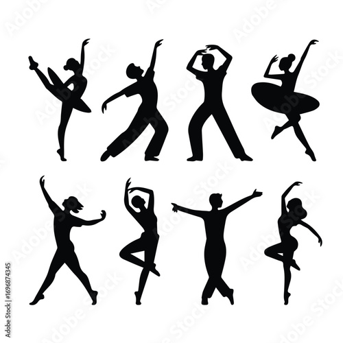 Graceful Dance Silhouettes Collection