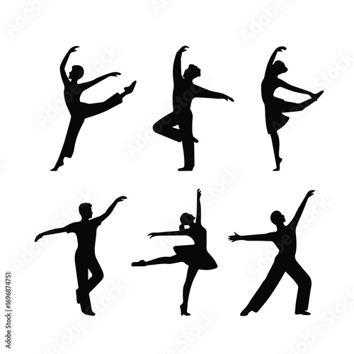 Graceful Dance Silhouettes Collection