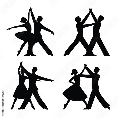 Graceful Dance Silhouettes Collection