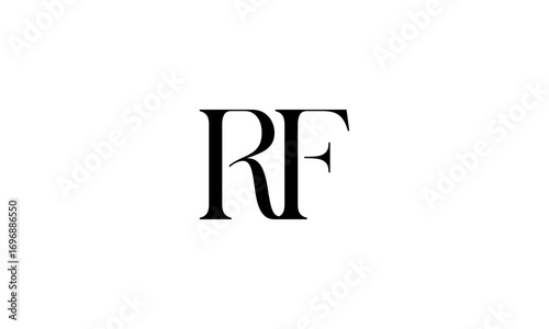 RF initial letters, monogram logo