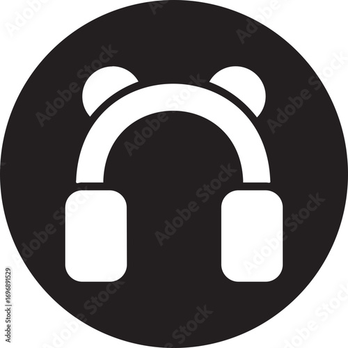 earmuffs glyph icon