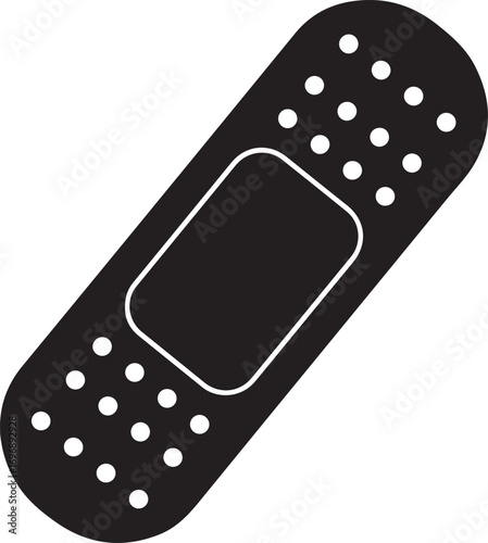 Band aid icon, band aid vector icon, medical bandage icon, medical plaster vector, adhesive plaster vector illustration