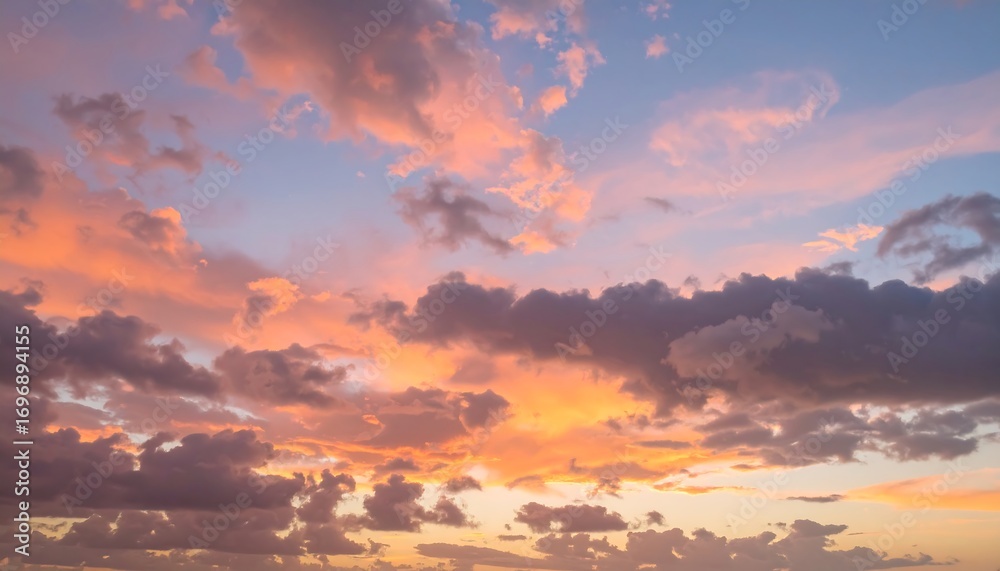 Obraz premium Dramatic sunset cloudscape