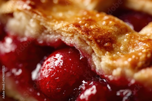 Delicious Homemade Cherry Pie Pastry.