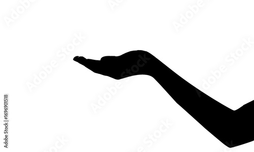 silhouette of a hand