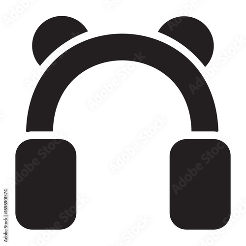 earmuffs glyph icon