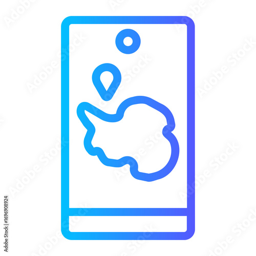 GPS gradient icon