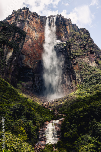worlds tallest waterfall, Angel Falls in Canaima National Park, Venezuela