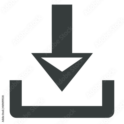 icon representing a download