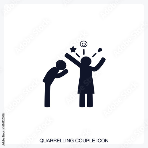 Quarrelling Couple Icon