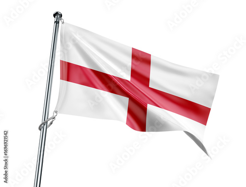 England flag with red St George cross