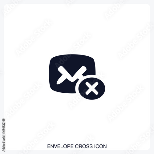 Envelope Cross Icon Free Download Envelope Cross Icon - GFXLoad