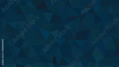 Dark Blue Geometric Low Poly Background abstract 2