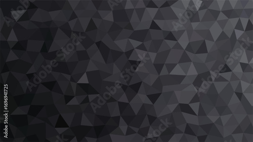 Dark Gray Polygonal Geometric Background Pattern abstract
