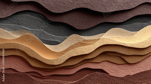 Abstract layered stone pattern design that give us beautiful landscape features