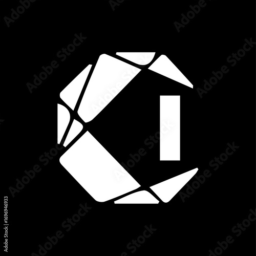 Adobe Illustratocreative technology monogram initials letter logo concept. Unique modern flat abstract vector polygon letter logo design.
r Artwork