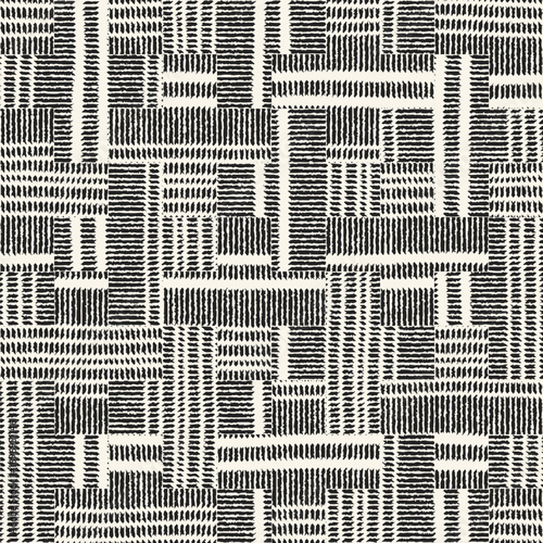 Monochrome Grain Broken Graphic Pattern